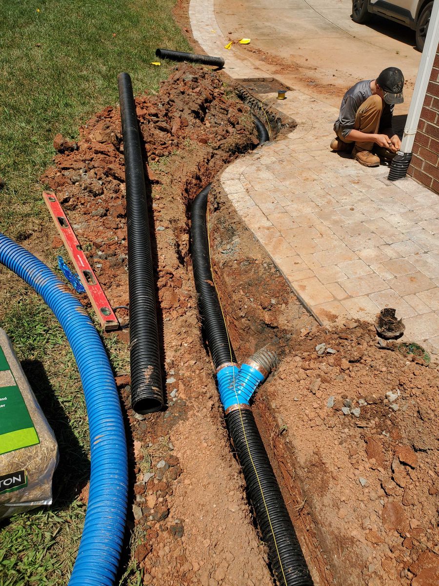 Foundation Drainage for Drain My lawn in Monroe, NC