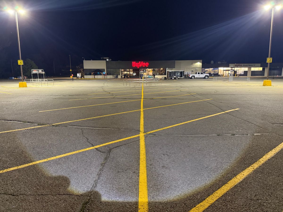 Line Striping for Midwest Line Striping LLC in Spirit Lake, IA