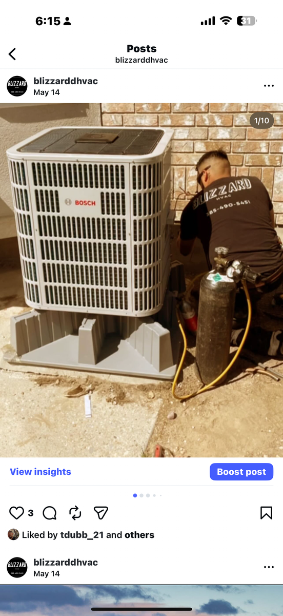 Heat Pump Installation for Blizzard HVAC in West Valley City, UT
