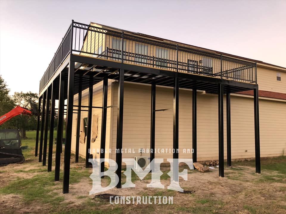 Deck & Patio Installation for Barber Metal Fabrication and Construction LLC in Huntsville, TX