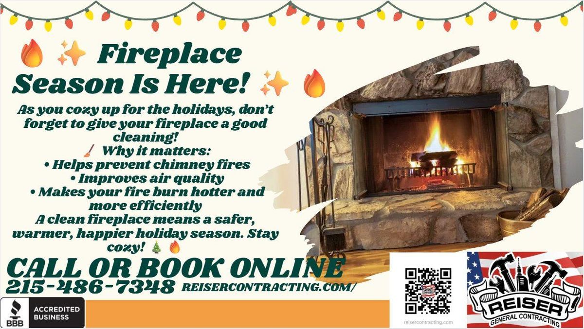 Fireplaces & Chimneys for Reiser General Contracting in Fairless Hills, PA