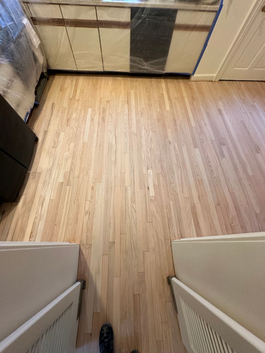 Floor Sand and finish for K&A Hardwood Floors in Alexandria, VA