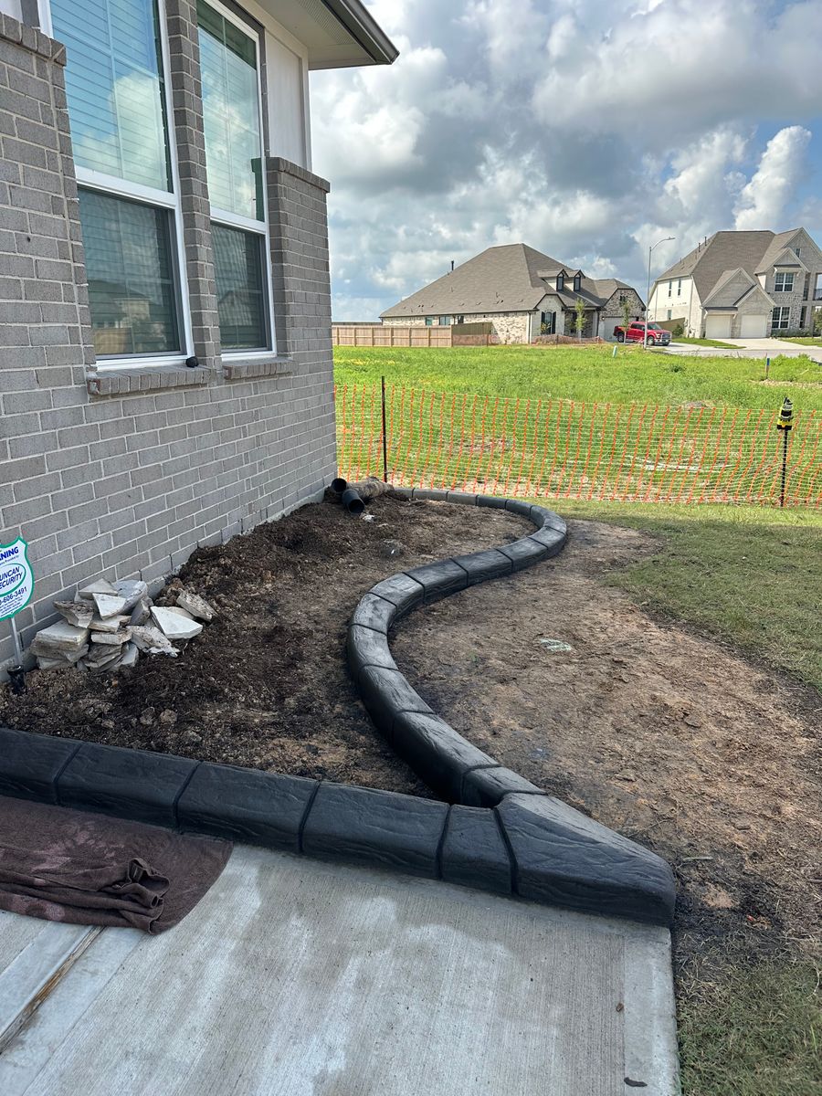 Landscaping for Texas Curb N Borders in Houston, TX