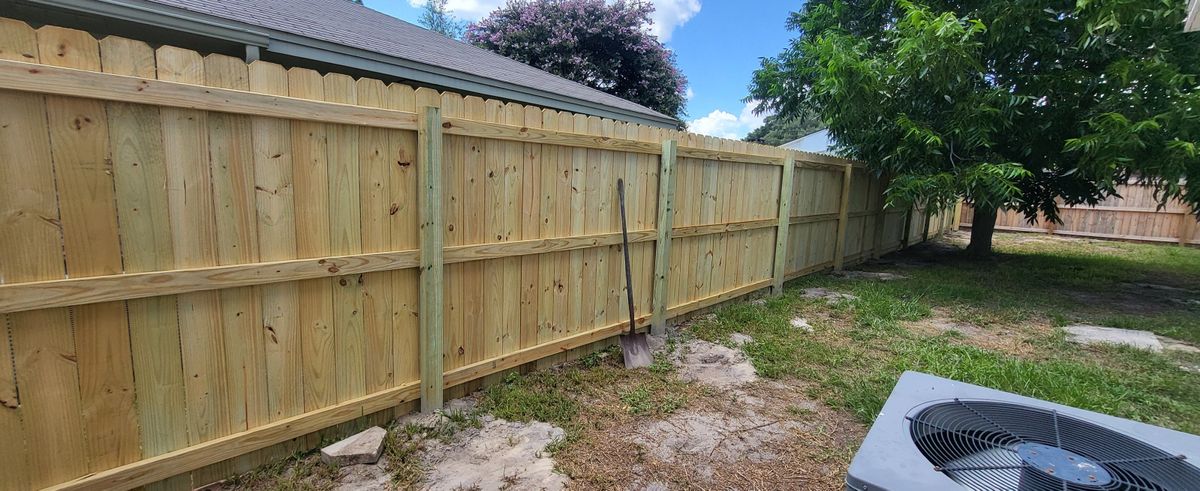 Fence Installation for Bayou Bill's Fencing in Crestview, FL