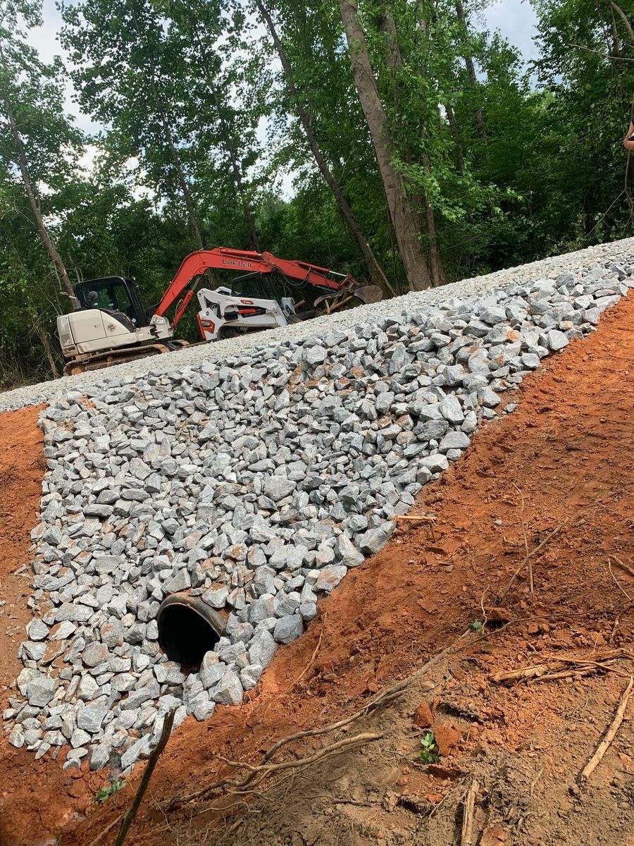 Drainage System Install & Repair for Erskine Grading and Clearing LLC in Anderson,, SC