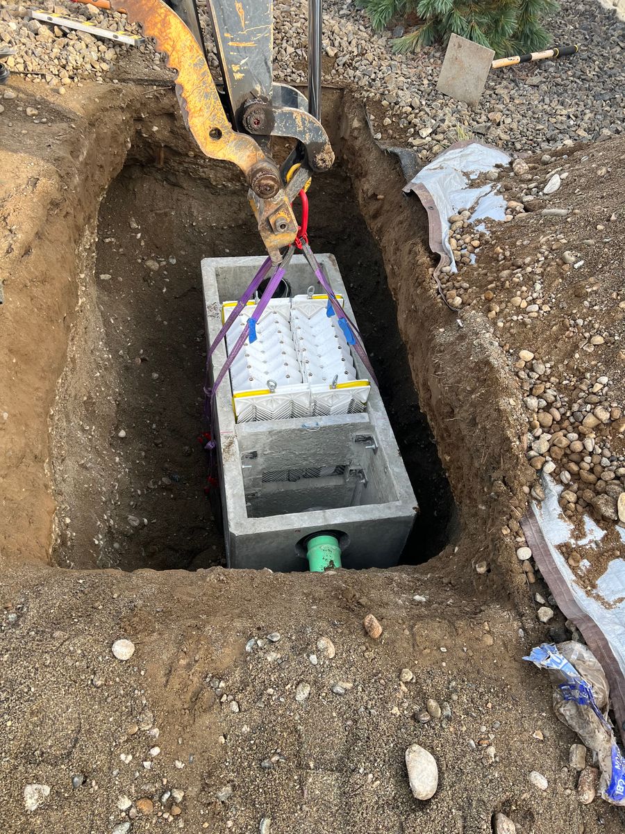 Trenching for Seymour Excavating in Omak, WA