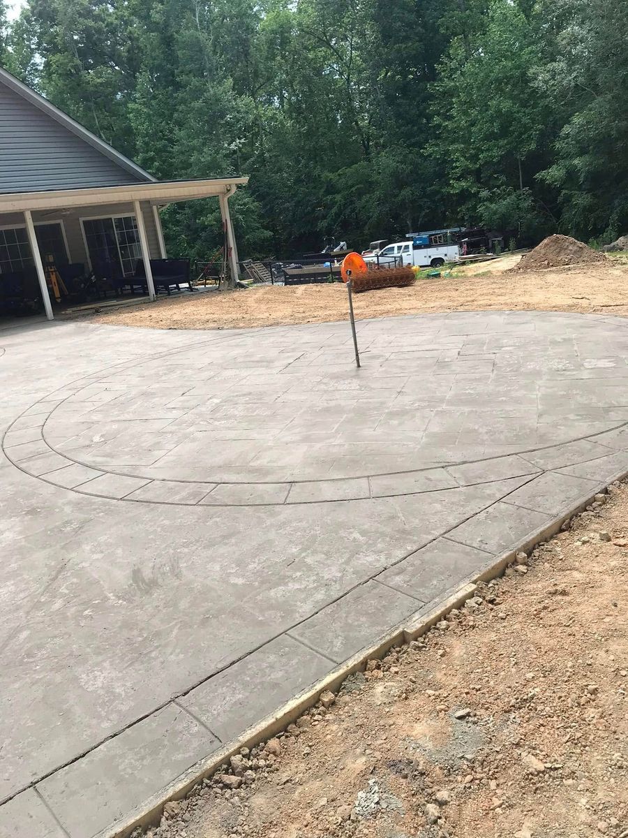 Patio Design & Installation for EC Concrete in Kernersville, NC
