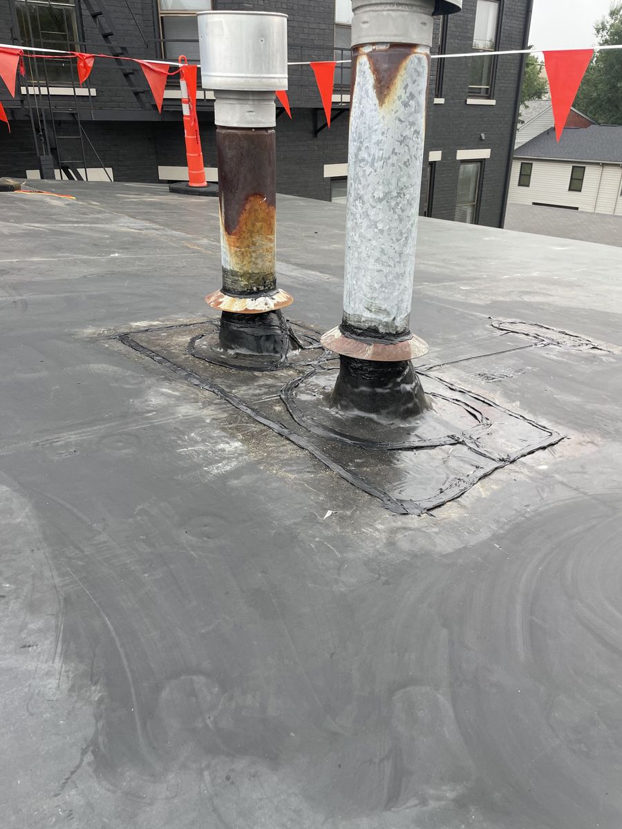Chimney flashing for Rucker Roofing, LLC in Dayton, OH