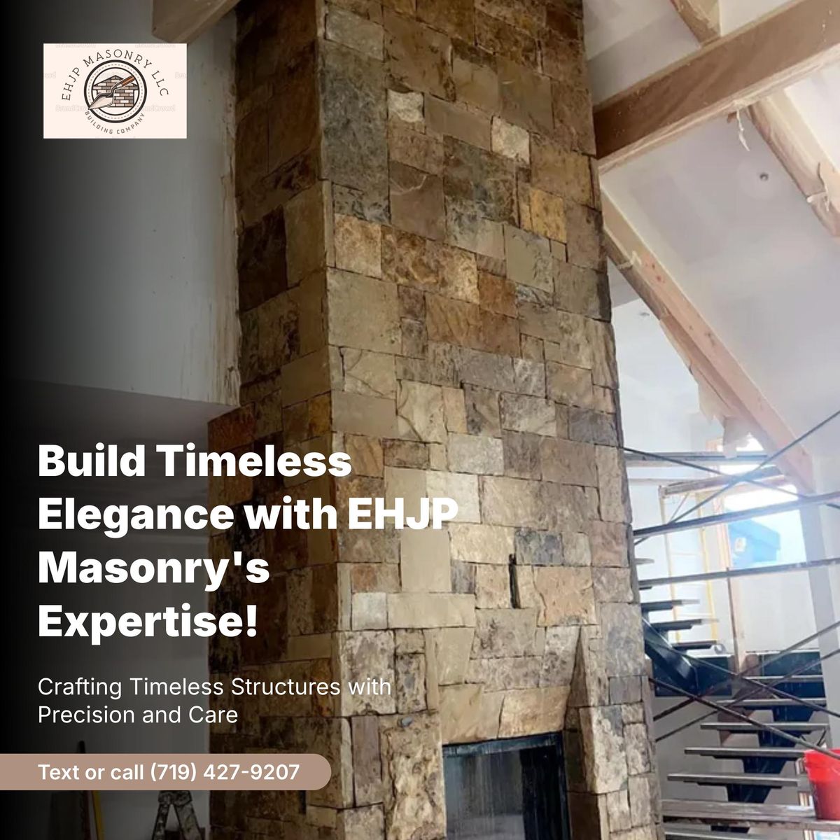 stone work for EHJP Masonry in Silverthorne, CO