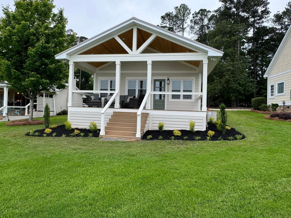 Mulching for Trophy Outdoor Solutions in Lexington, SC