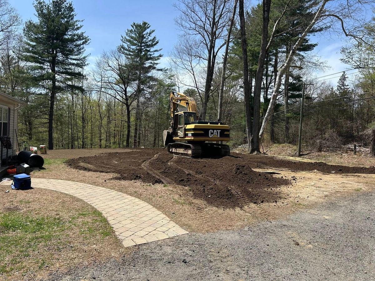 Site Grading for JAD Excavating LLC in Goshen, CT