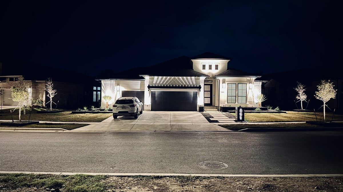 Hardscape Installation for N. B. Fence & Landscape in New Braunfels, TX