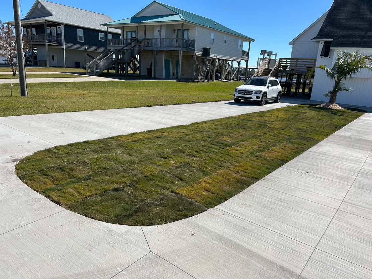 Sod Installation for Top Notch Landscape in Sneads Ferry, NC