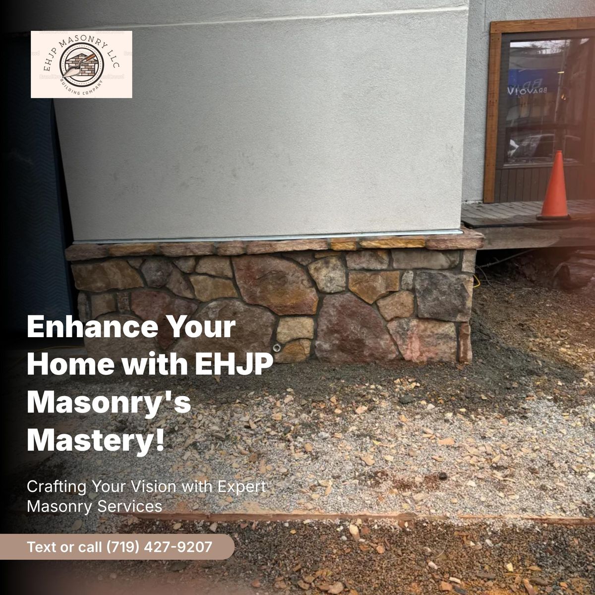 stone work for EHJP Masonry in Silverthorne, CO