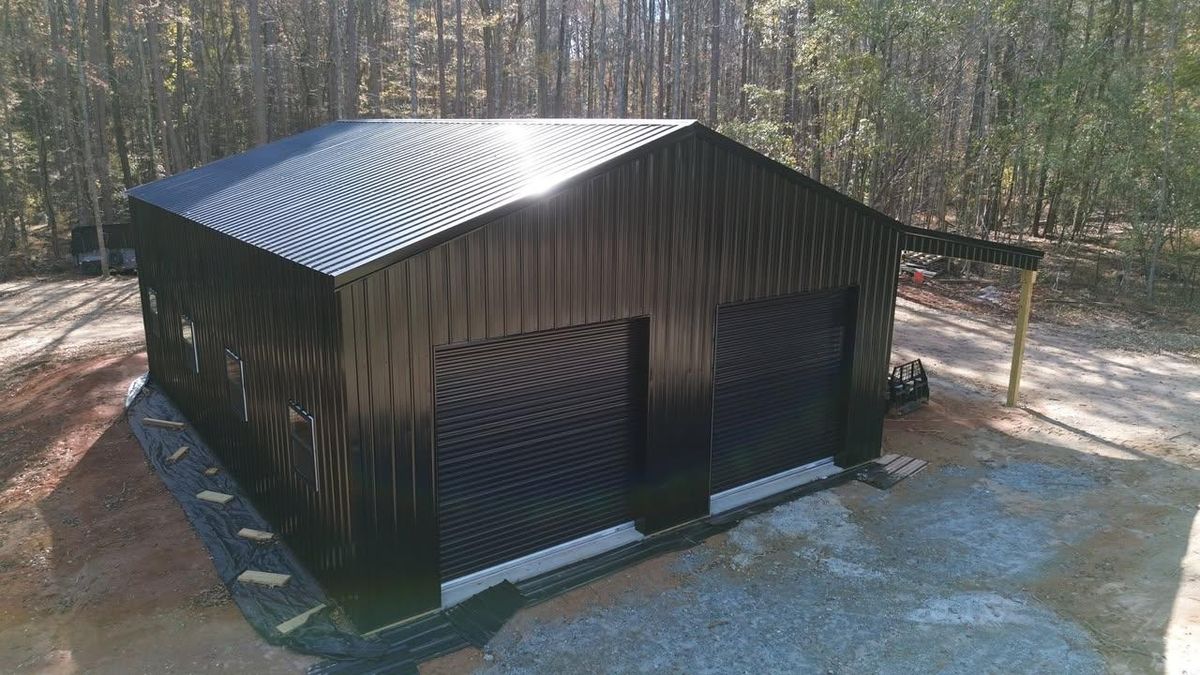 Pole Barn Construction for A Carpenter's Son in Williamson, GA