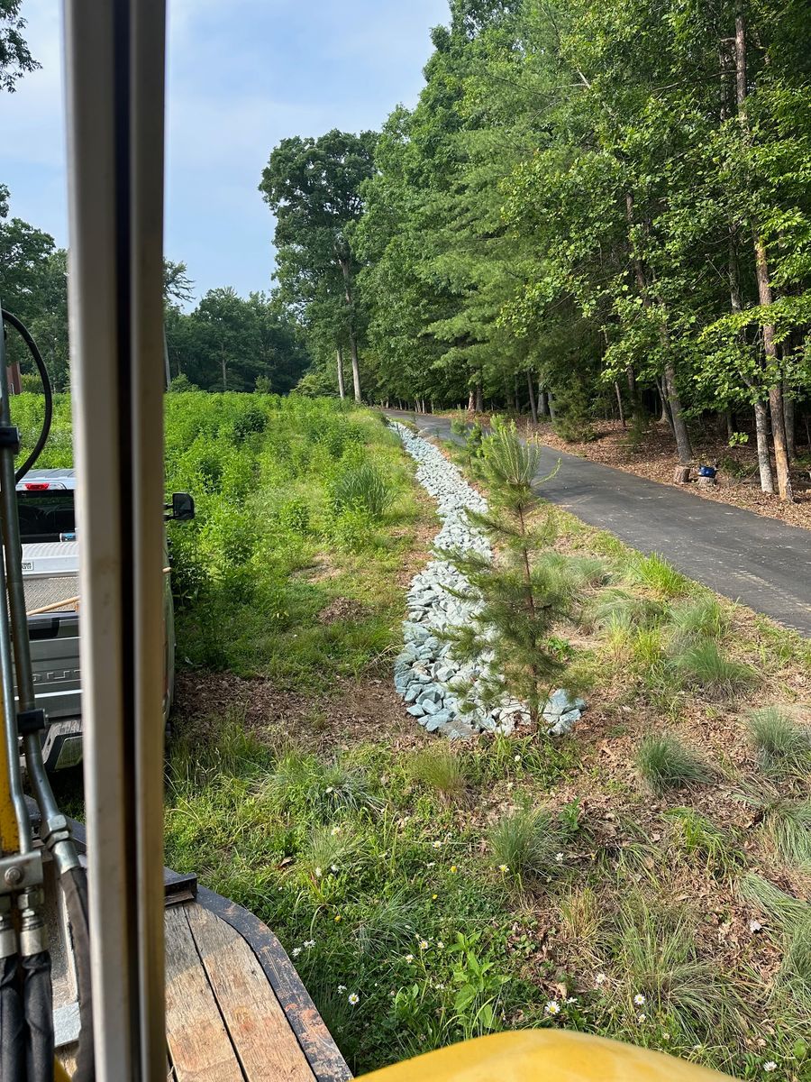 Utility Installation for G. White Construction in Orange, VA