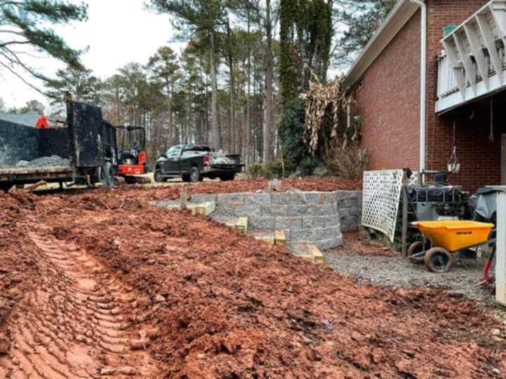 Retaining walls for Under Grace Transport and Grading in Marble Hill, GA