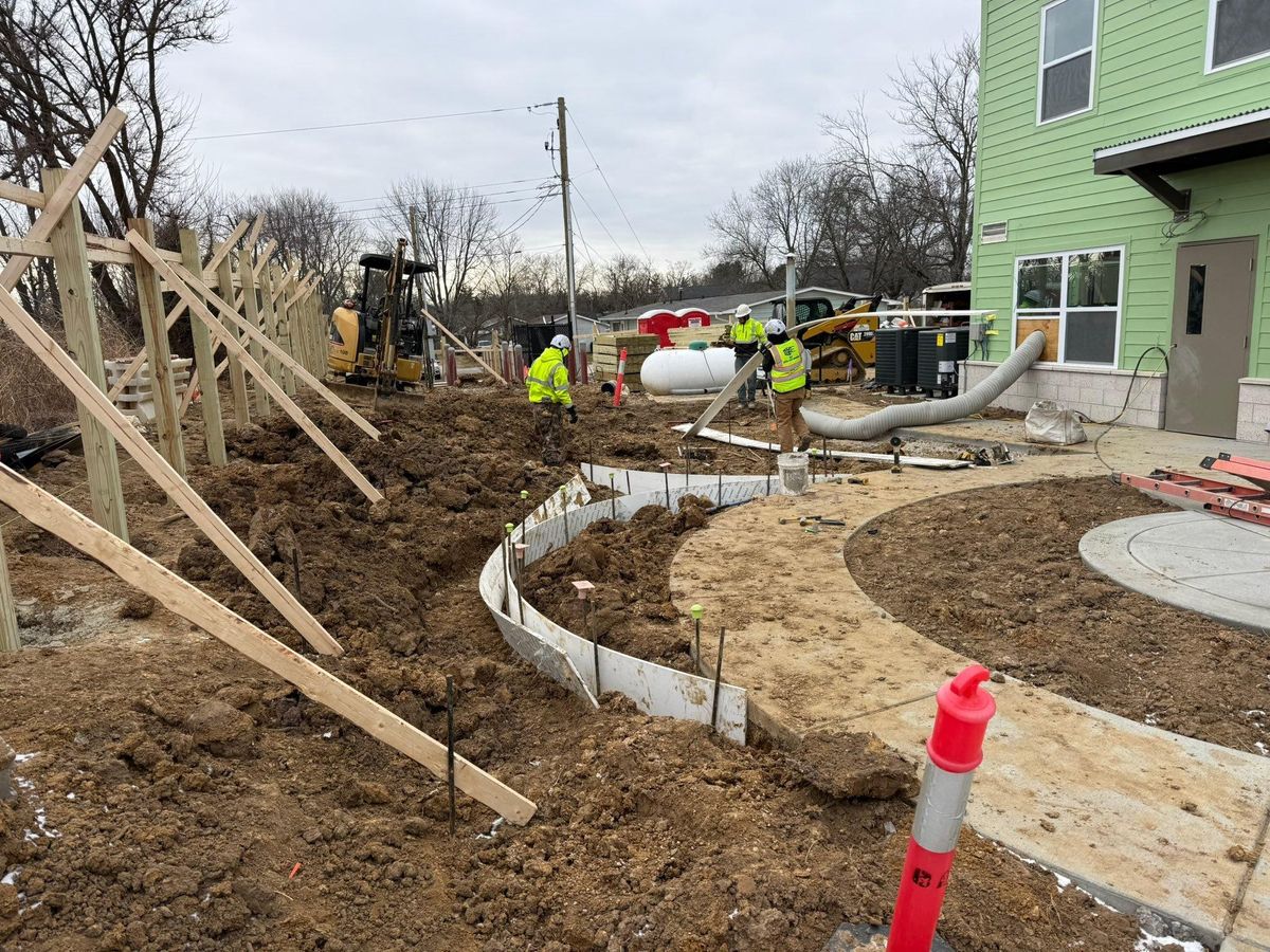 Porches, Patios, & Firepits for Whitfield Concrete Construction in Solsberry, IN