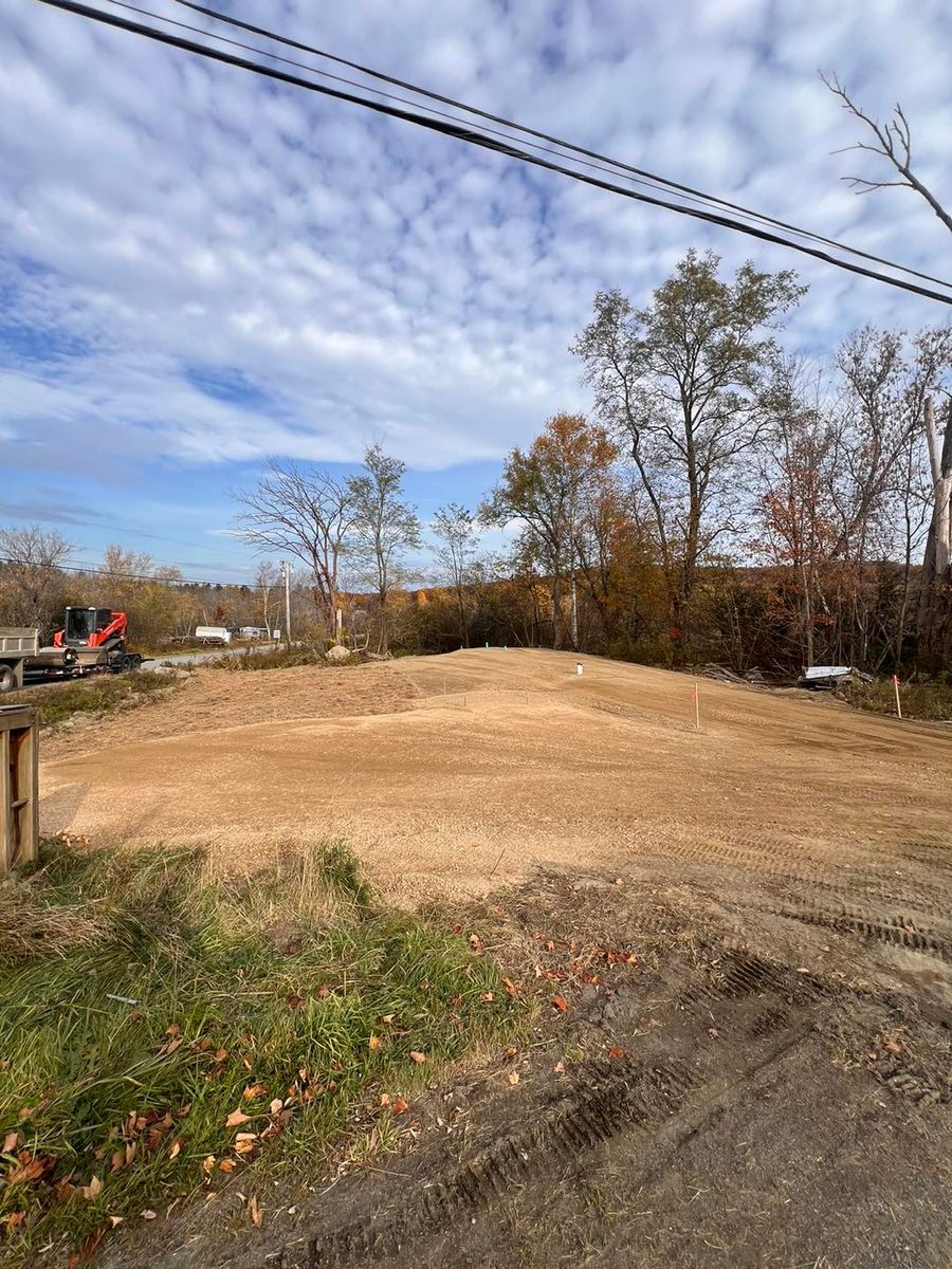 Leveling for Gray Earthworks in Levant, ME