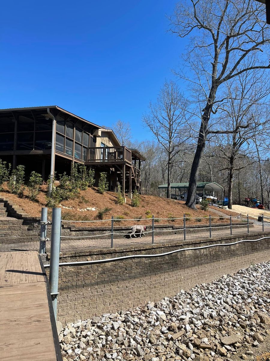 Retaining Walls for Greenwood Lawn & Landscaping LLC in Talladega, Alabama