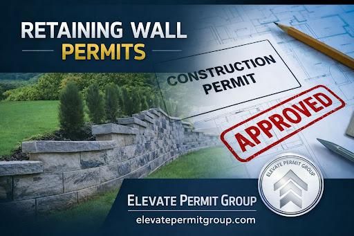 Retaining Wall Permits for Elevate Permit Group in San Antonio, TX