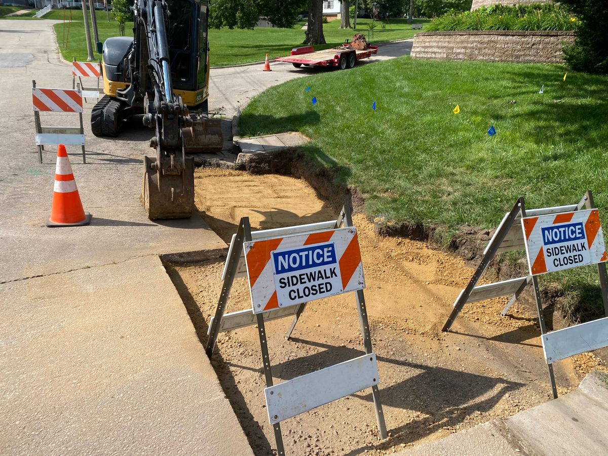 Driveway Install for TDC Excavating in Dubuque, IA
