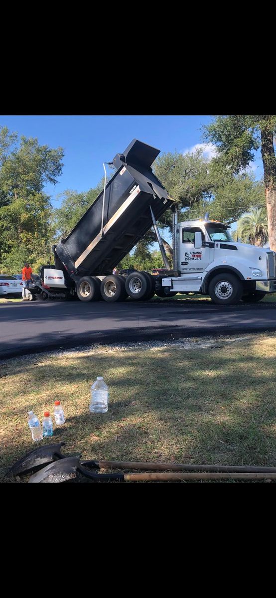 Asphalt Installation for Alliance Paving in Panama City Beach, FL