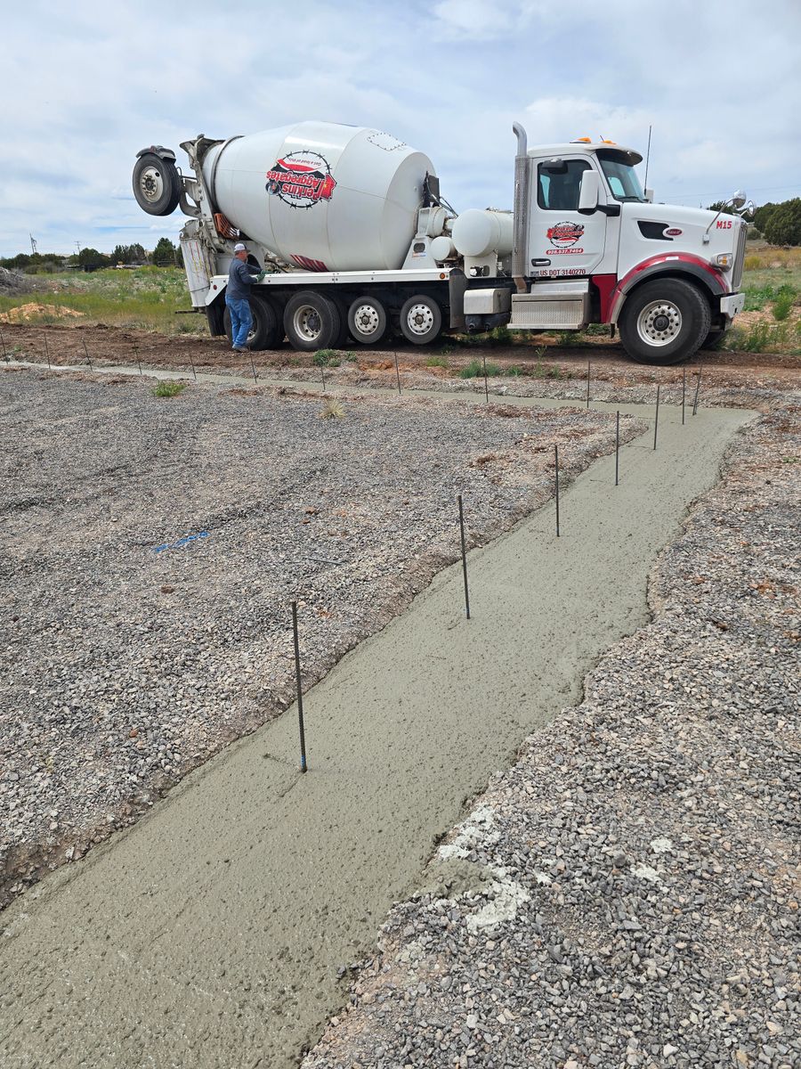 Concrete Slab Construction for Diamond Dust Concrete in Show Low, AZ