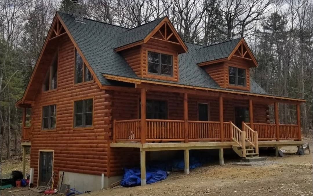 Custom Log Homes for McKenna General Contracting in Readfield, ME