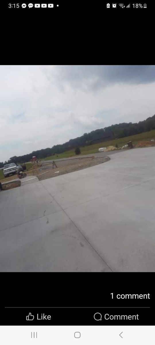 Concrete Slab Construction for PMR Construction in Rossville, GA