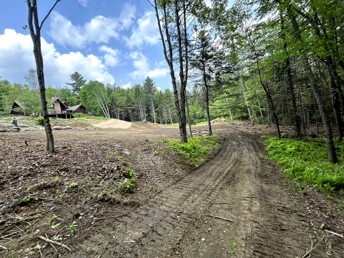 Land Grading for Andy Naylor Excavation in Johnson, VT