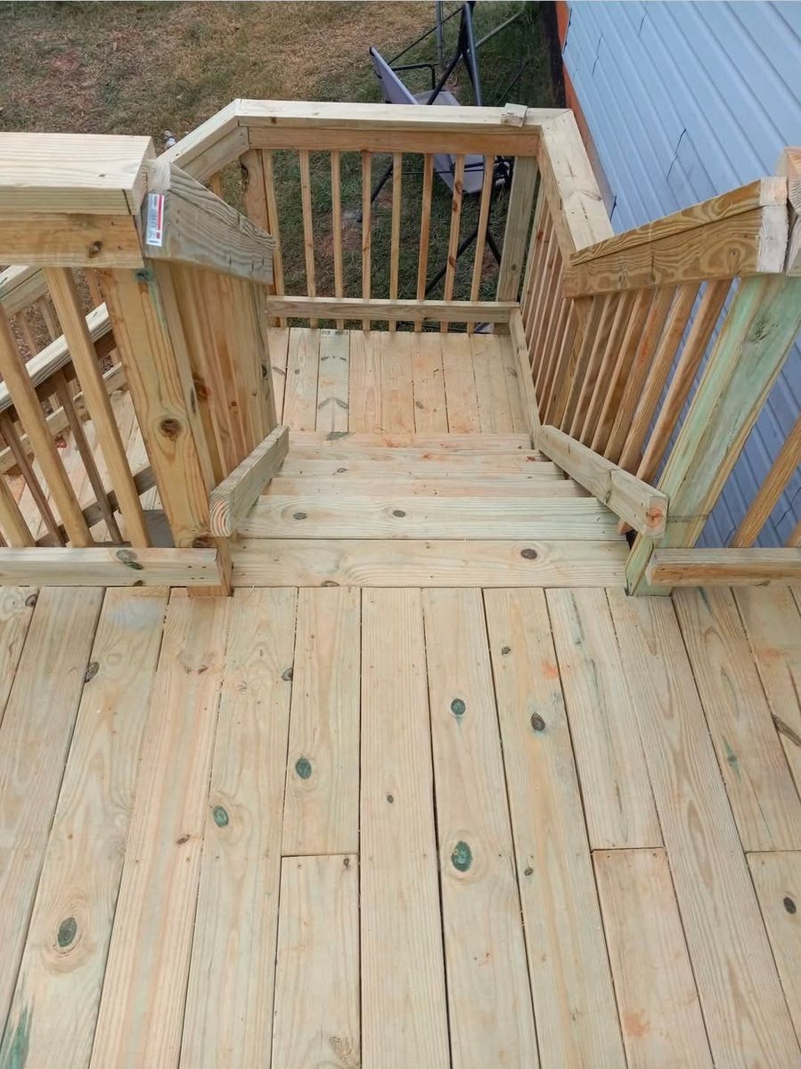 Deck Construction for All Out Construction in Atlanta, GA