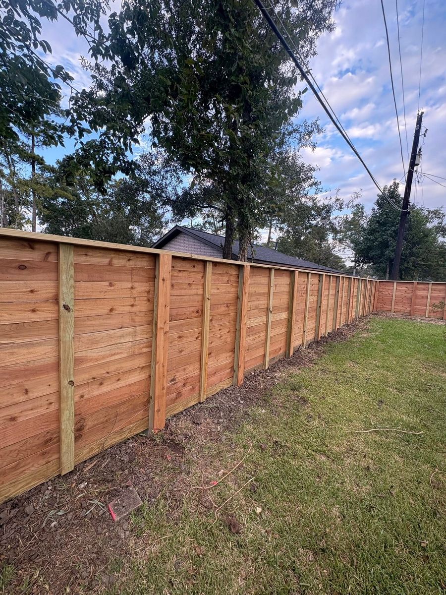 Fence Installation for Longhorn Fence & Land Development in Webster, TX