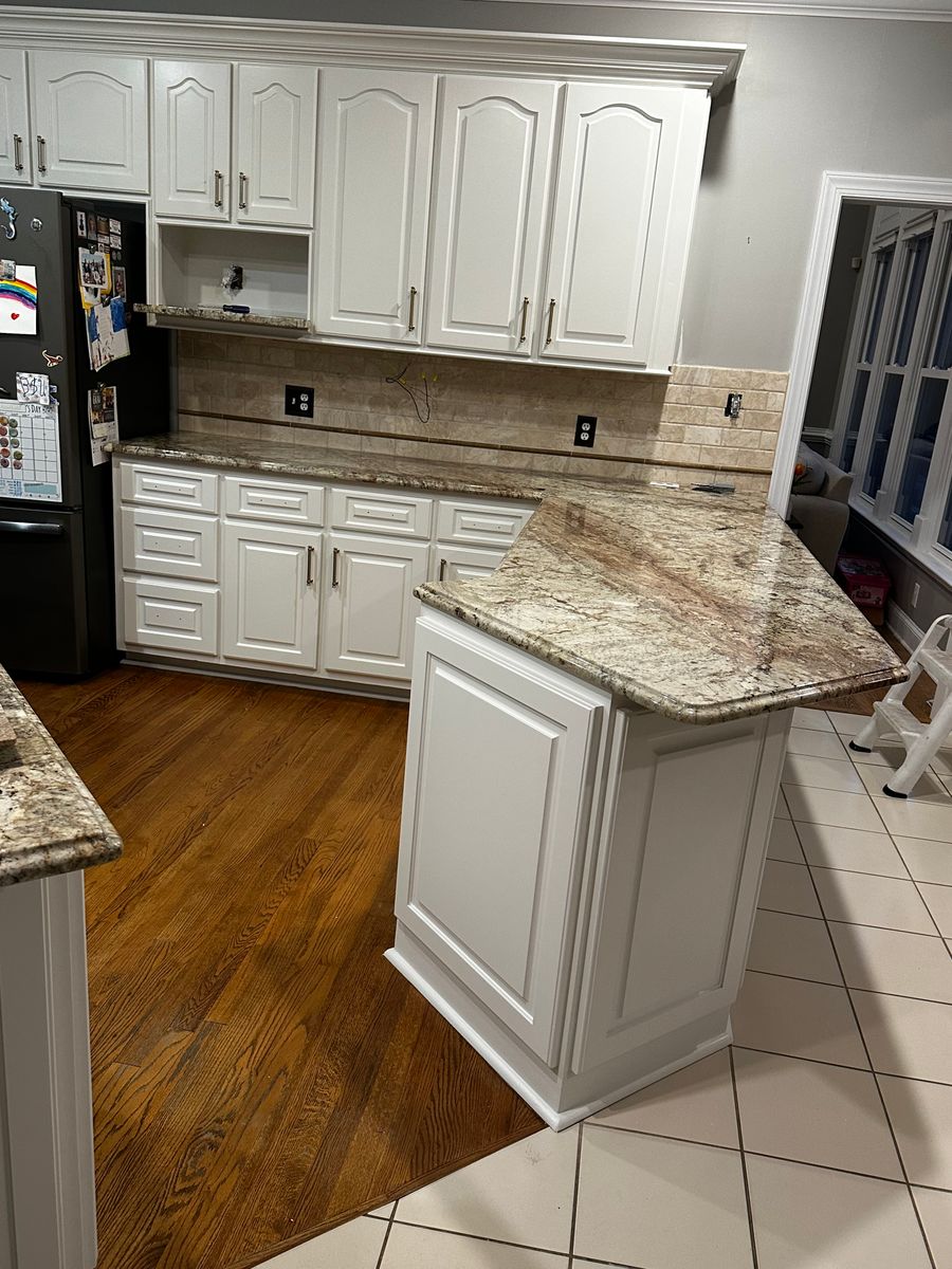 Kitchen and Cabinet Refinishing for Paintway to Heaven in Raleigh, NC
