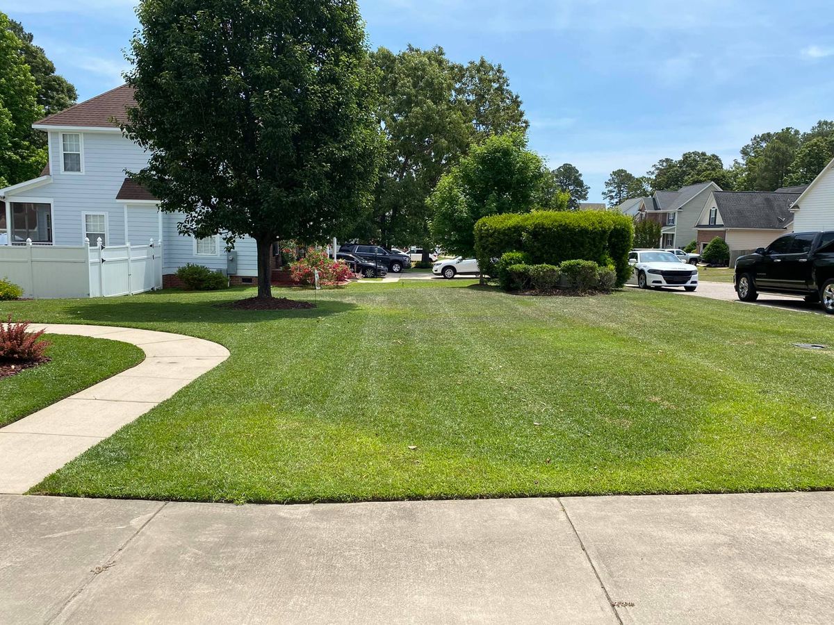 Mowing for Cutting Edge Lawn Care in Fayetteville, NC