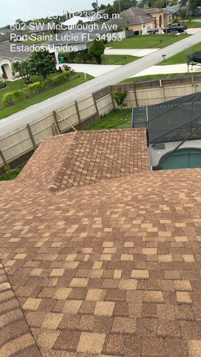 Roof Replacement for Ridgecap Roofing in Port St. Lucie, FL