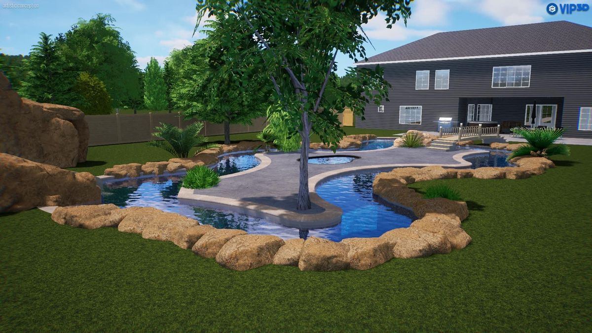 Pool Remodels for Texas Curb N Borders in Houston, TX