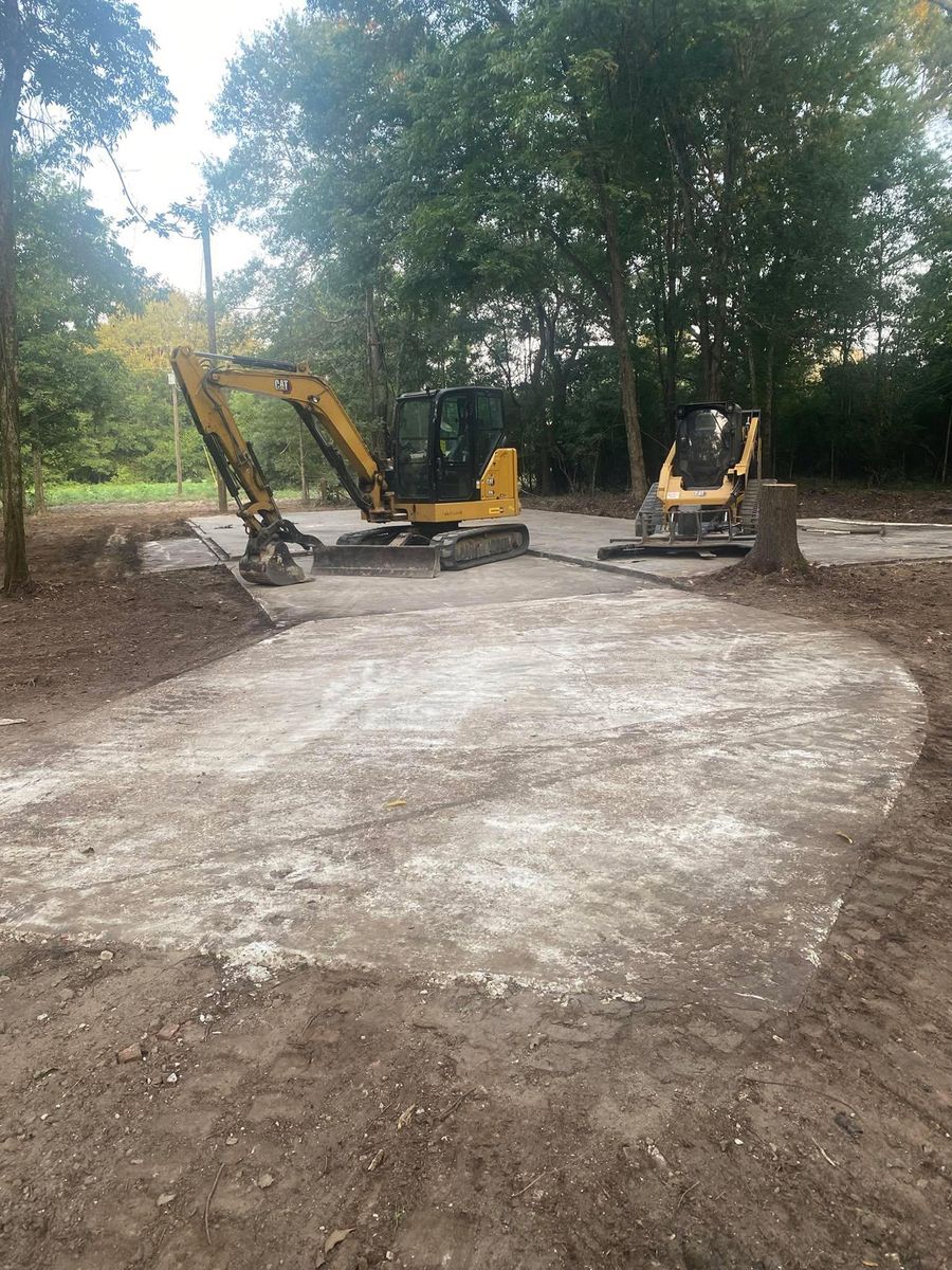 Construction for Daniel's Dumpsters & Land Improvements in Monroe, LA