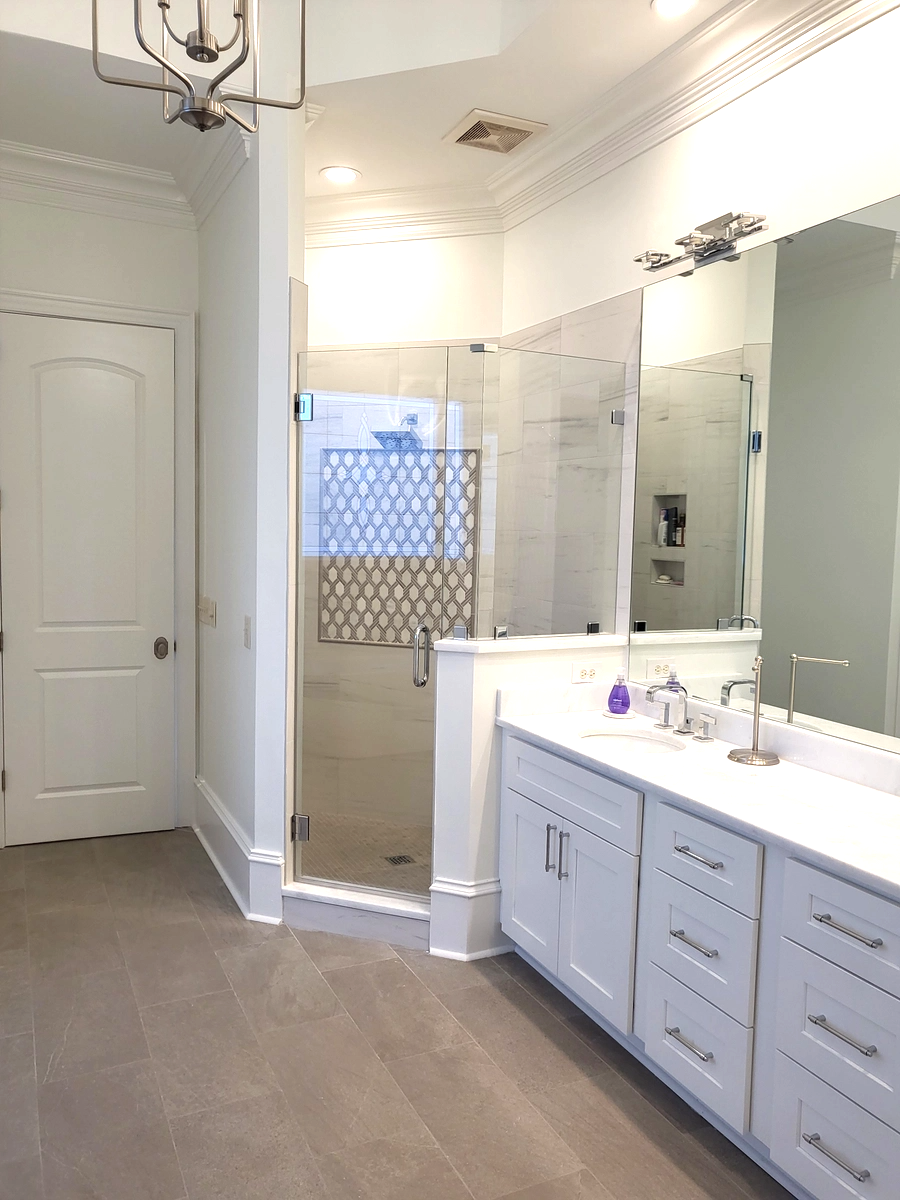 Bathroom Renovation for Wind Rose Construction in Raleigh, NC