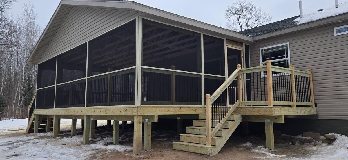 Deck & Patio Installation for WEISS Construction LLC in Brainerd, Minnesota