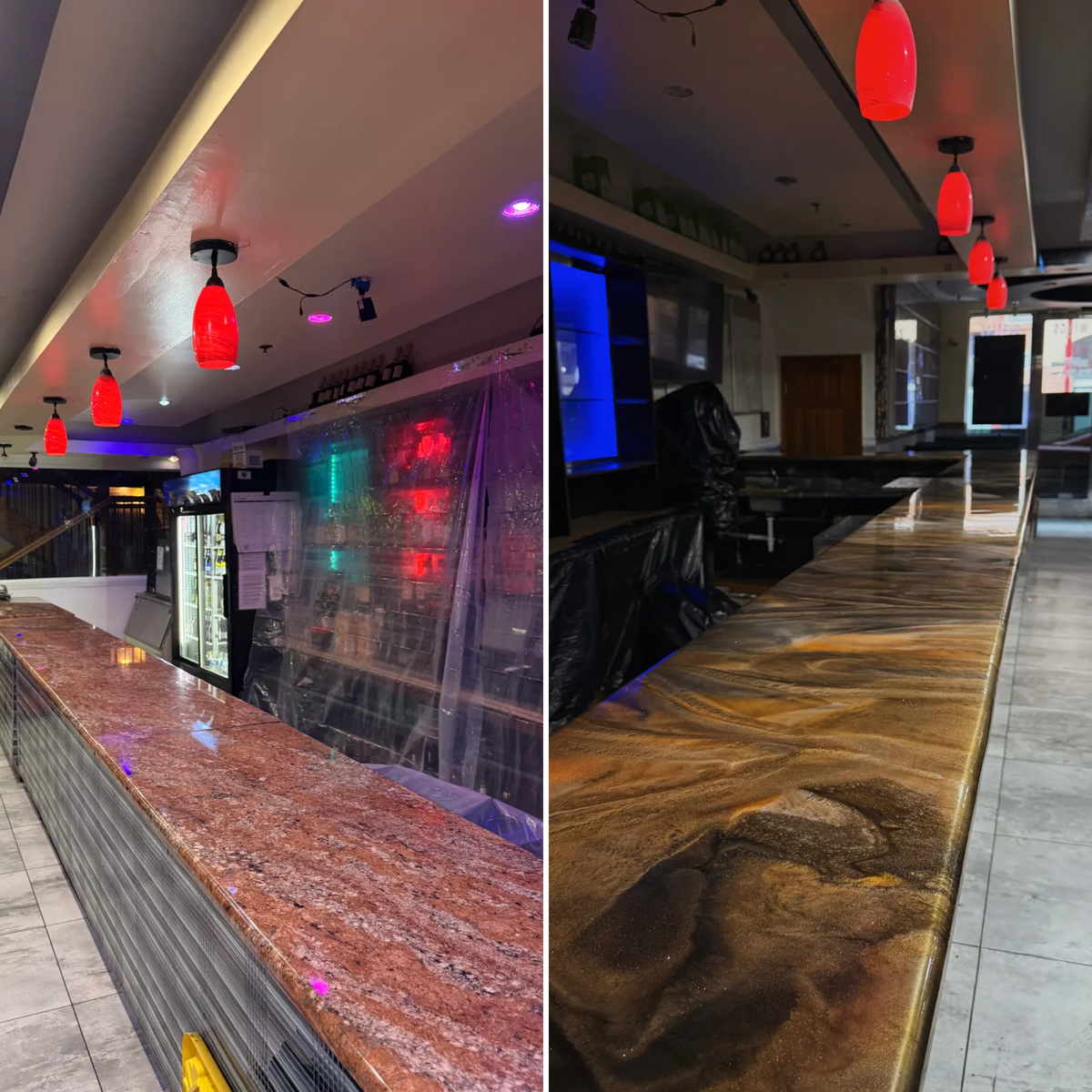 Custom Epoxy Countertops for Lone Wolf Coatings in Philadelphia, PA