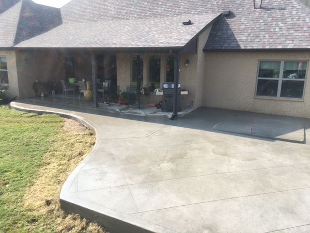 Patio Construction for Sol Co in Tulsa, OK