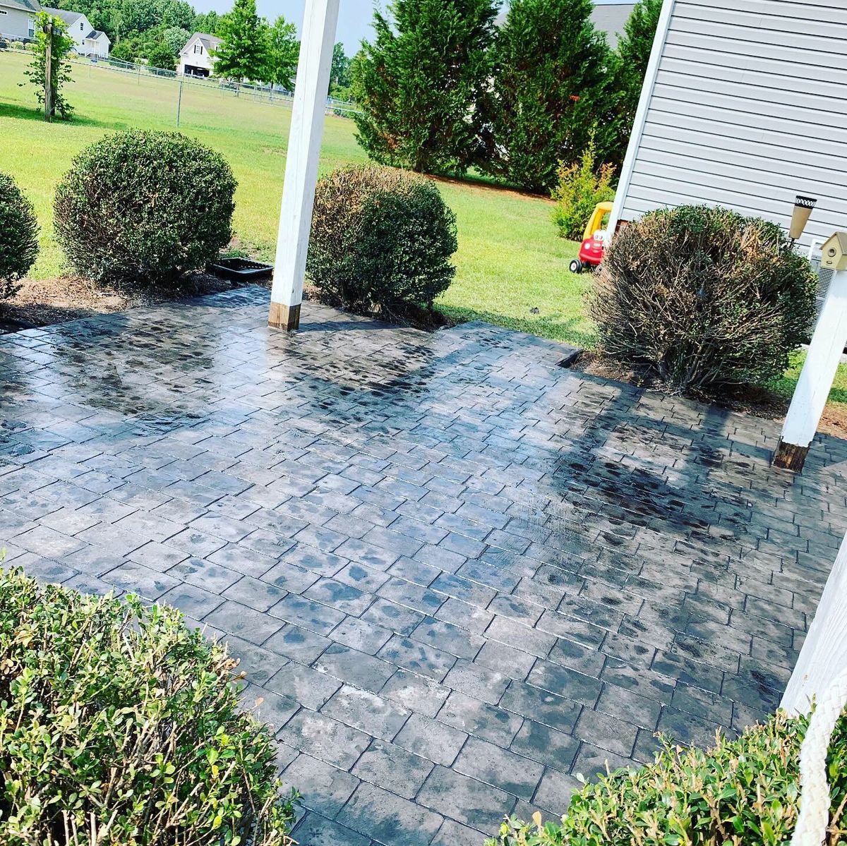 Patio Design & Installation for Concrete Cowboyz in Greenville, NC