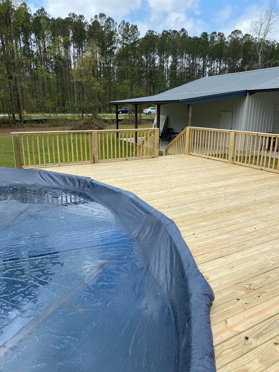 Deck & Patio Construction for TLR Construction LLC in Summerville, SC