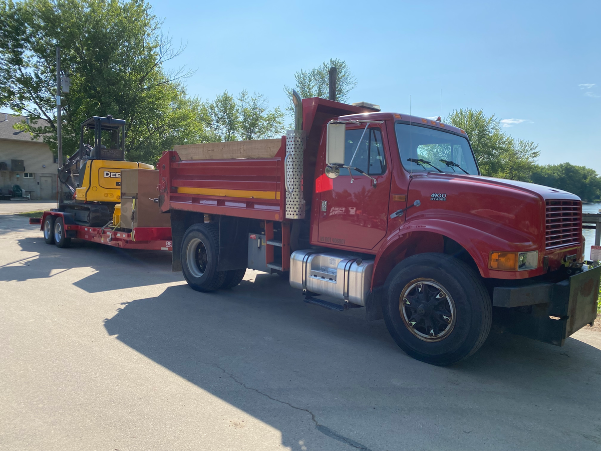 Driveway Install for TDC Excavating in Dubuque, IA