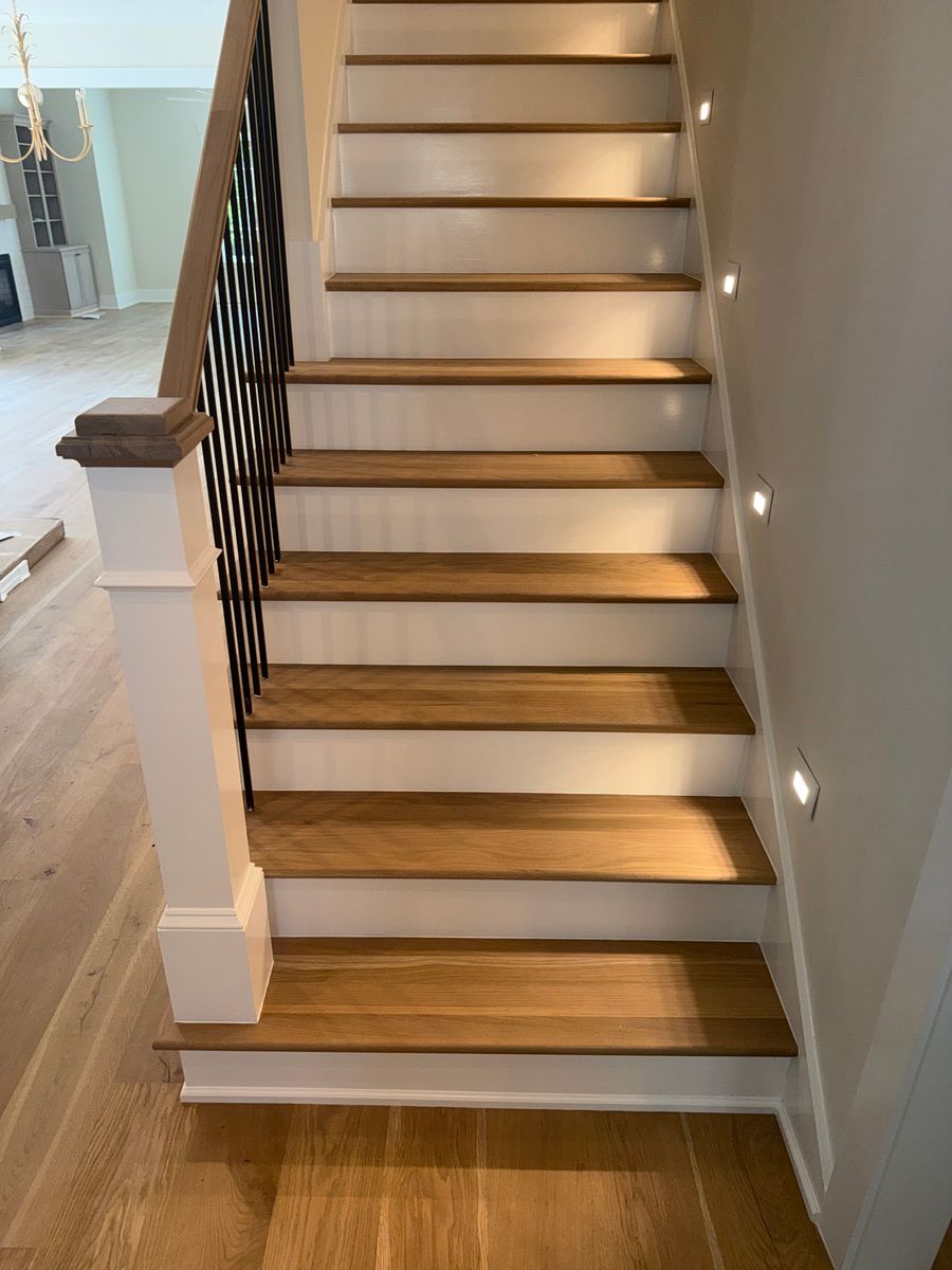 Custom stair for Master Hardwood Floors in Raleigh, NC