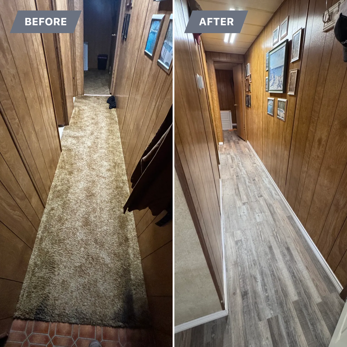 LVP/LVT Installations for Hill's Carpet & Remodeling in Odessa, TX