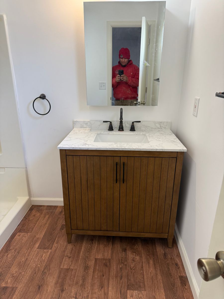 Bathroom Renovation for SDM Construction LLC in Lawrence, KS