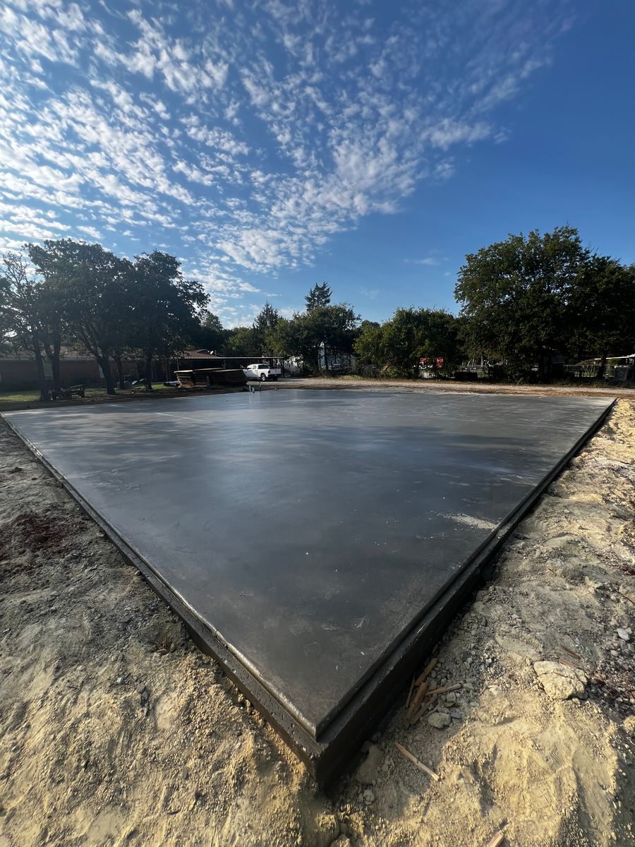 Concrete Foundations for BW Concrete Contracting LLC in Fort Worth, TX