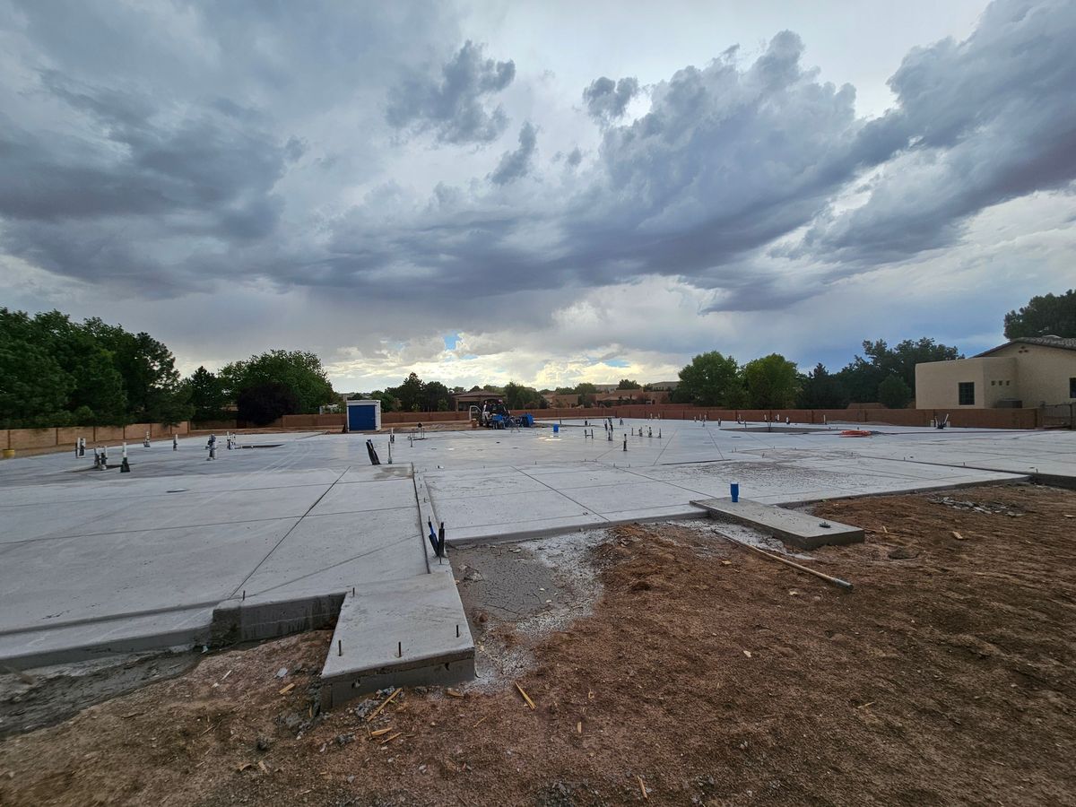 Concrete Installation for Not Just Concrete in Albuquerque, NM